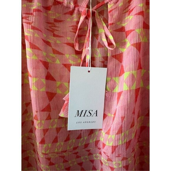 NWT MISA Los Angeles Sienna Top In Pink Size Small $265 MSRP - Picture 5 of 8